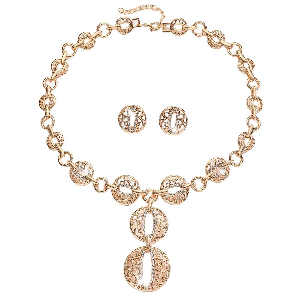 

Necklace + Stud Earrings One Size
