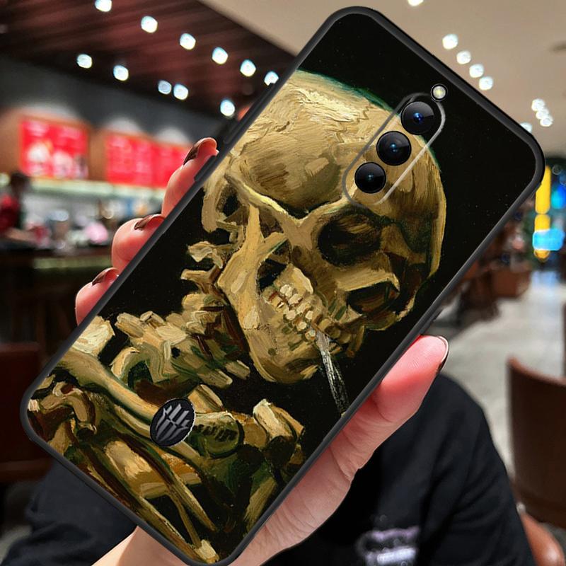 Gothic Skull Case For Nubia Red Magic 9 Pro 8 Pro 8S Pro Plus Red Magic 6 7 6S 7S Pro 5G 5S 6R Cover
