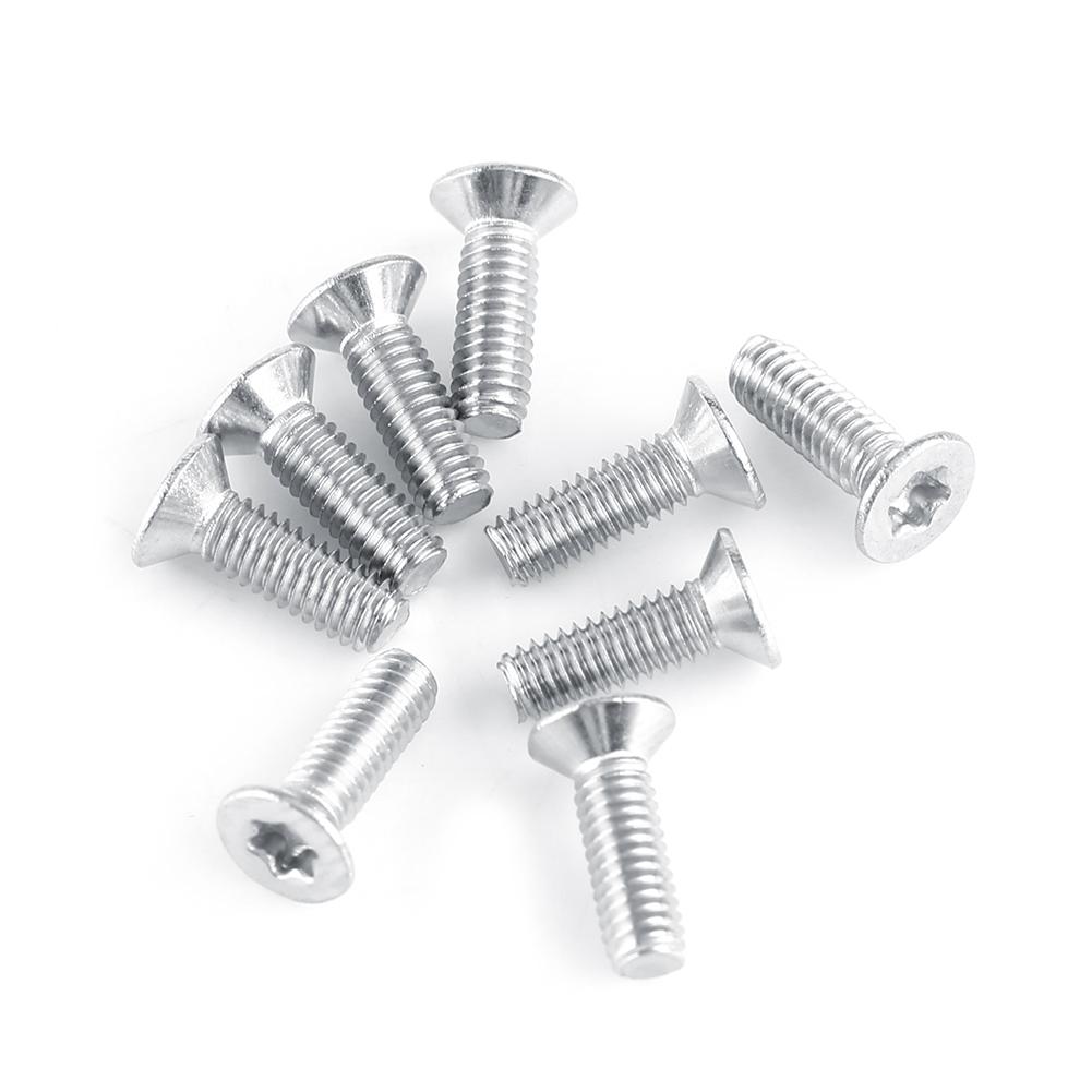 

Винты машинные M2.5 из нержавеющей стали с плоской головкой и приводом «звезда» крепеж (M2.5*6)