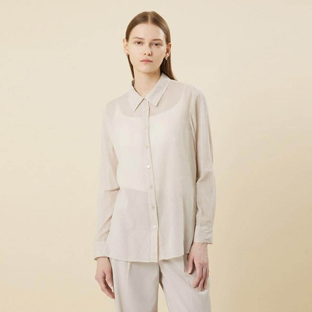 

She S miSS baSic See Through Shirt SwwStn21030 light beige/55