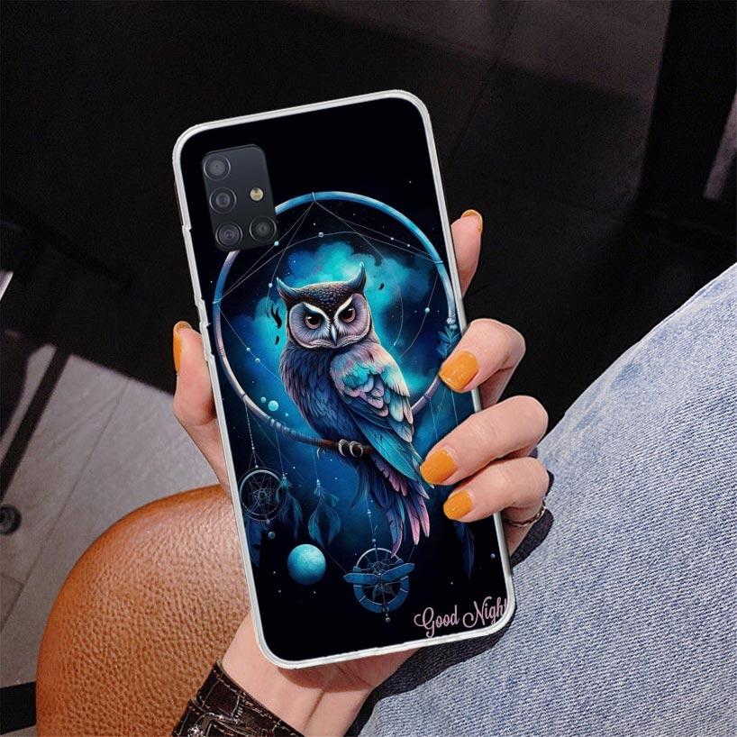 Retro Feather Dreamcatcher Phnoe Case for Samsung Galaxy A12 A22 A32 A42 A52 A51 A50S A20S A10S A41 A31 A21S A40 A30S A20E A71 A