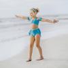 2026 Girls' Disney Princess One-Piece Swimsuit: Cinderella, Snow White & Rapunzel Design