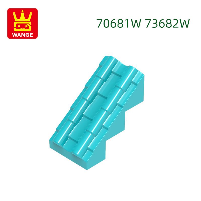 57Pcs/Lot70681W 73682W 2Dots Straight Tile Construction Bricks Moc Palace Accessories Works With featuring Brick Kids Playthings Gift Idea