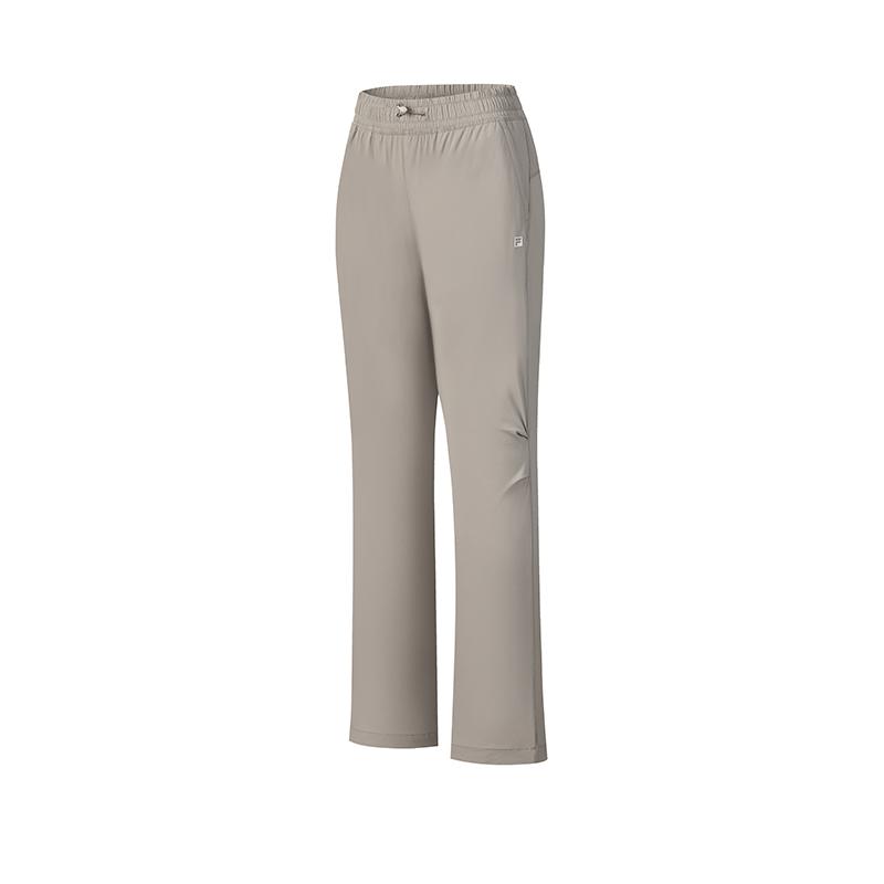FILA Fitness Trendy Versatile Sports Casual Pants Women bottoms Moon-Gray A11W621805FGY