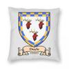 Doyle Coat Of Arms Family Crest Square Pillowcase Polyester Linen Velvet Printed Decorative Throw Pillow Case Room Cushion Cover