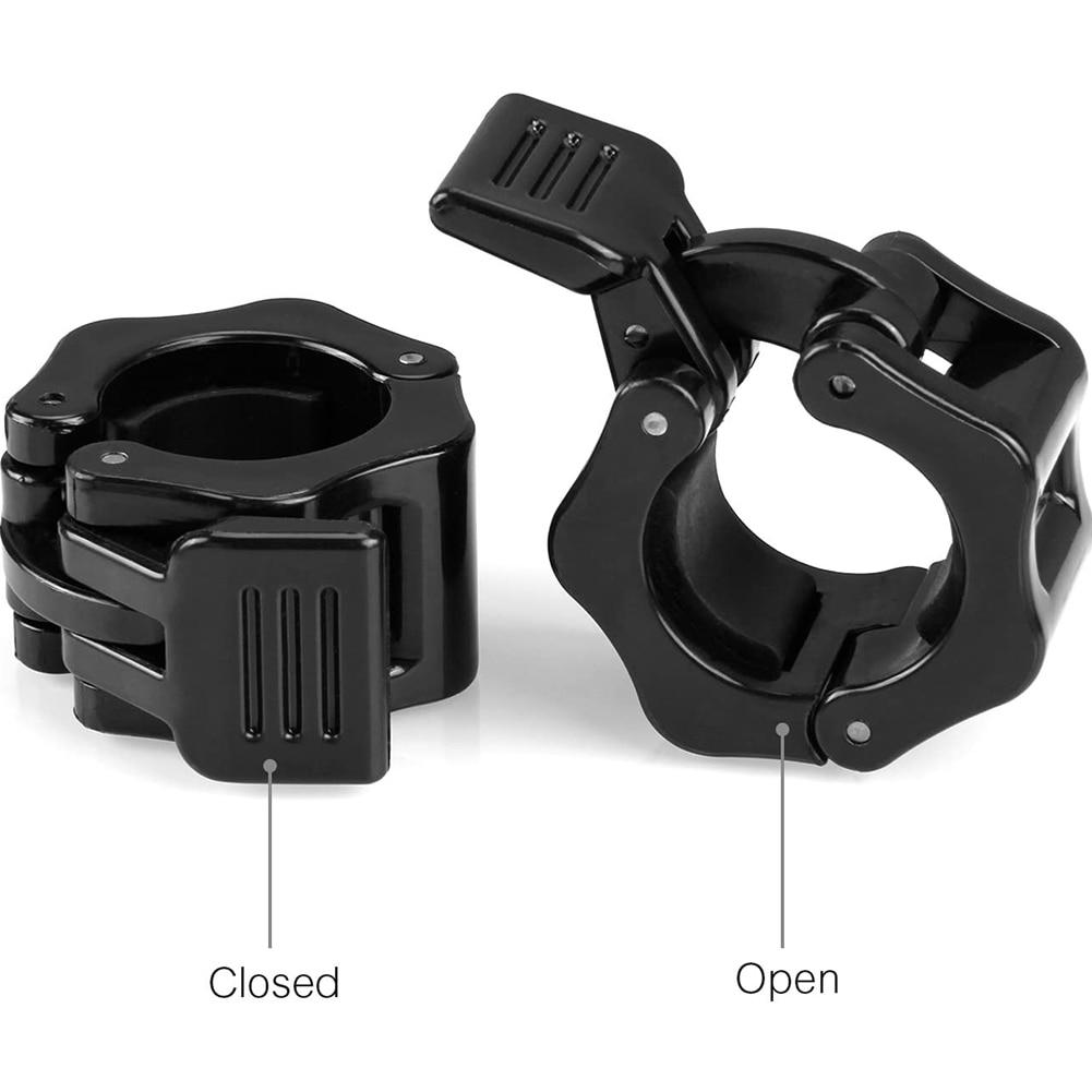 2pcs Dumbbell Buckle Barbell Collar Lock Weight Lifting Bar Fitness Sport Leisure