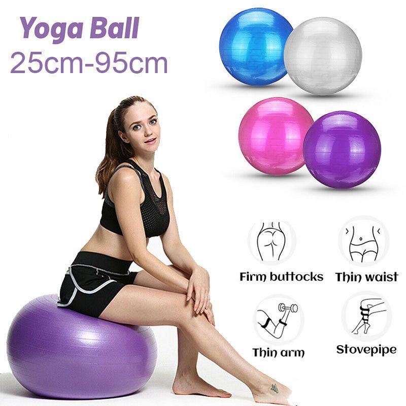 Träning Anti-Burst Träningsyogaboll Fitness Pilates Formning Sport Balans