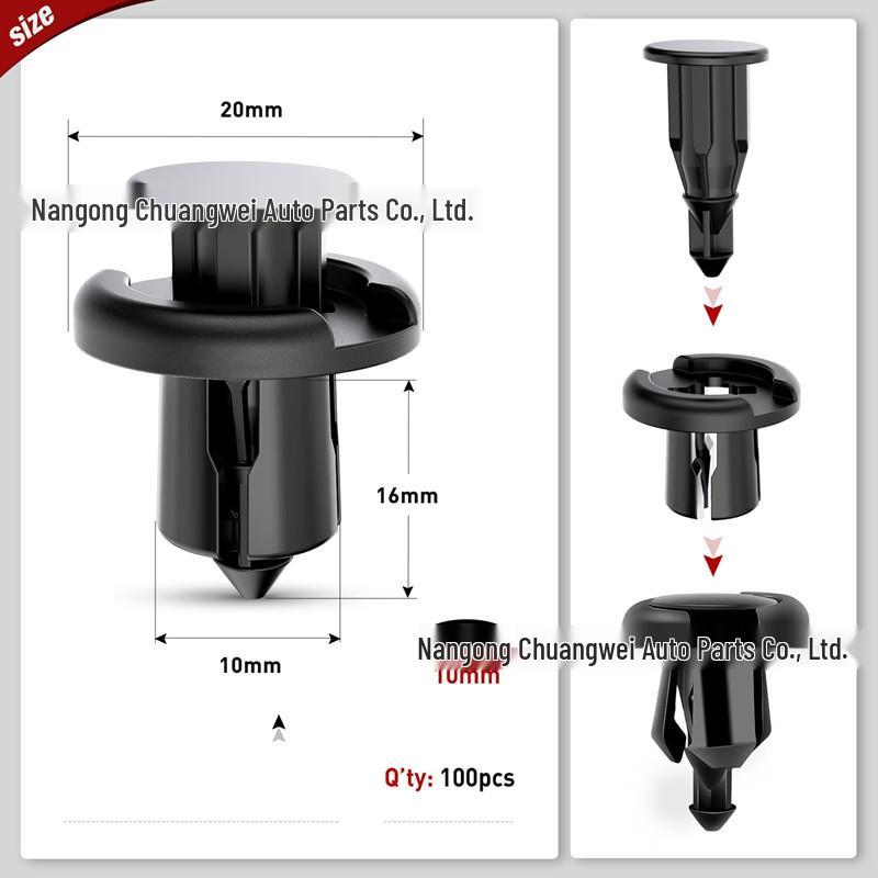 Honda & Nissan Radiator Guard Car Buckle for Fit, Civic, Accord, Odyssey, City, Crider, Sylphy.