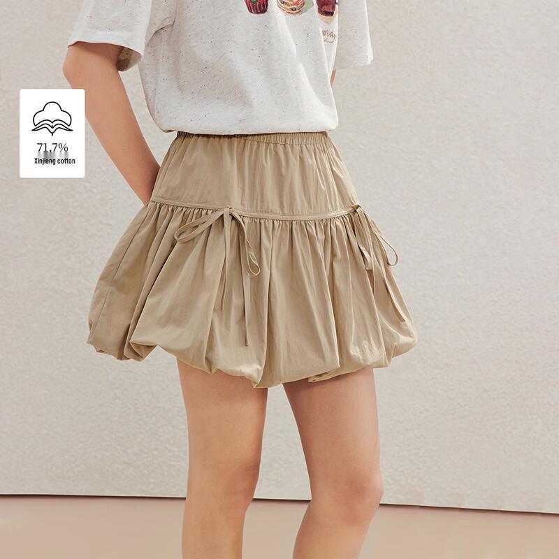 INMAN Women s Bow-Knot Petal A-Line Pleated Skirt XL