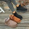 2025 New Fleece Cotton Shoes To Keep Warm, Increase Height, and Wear Plus-size Snow Boots for Women