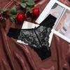 Low Waist Women Lace Flower Briefs Cotton Crotch Floral Underpants Lace Thong Panties  Underwear