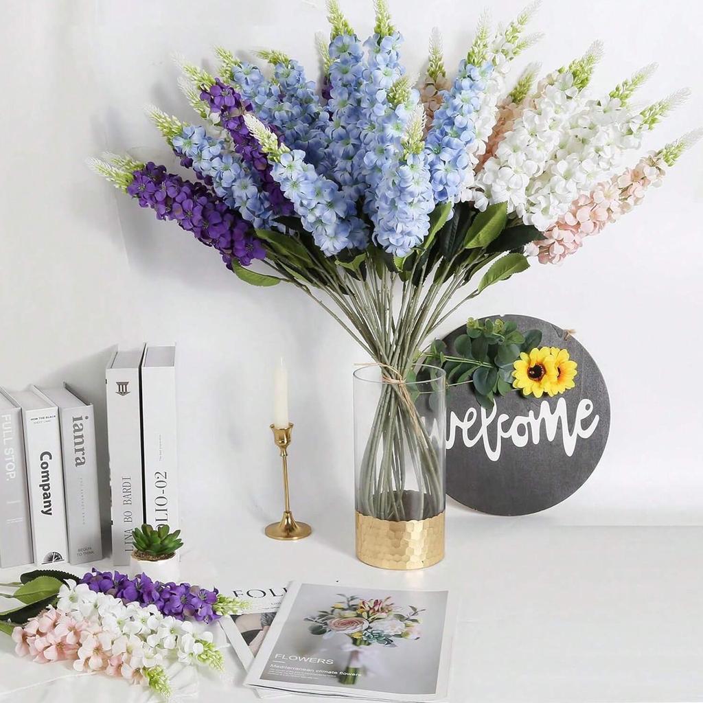 Artificial Flower Shyacinth Rattan Home Room Wedding Celebration Party Outdoor Yard Wall Adorn DIYCraft Gift Box Decor Accessory