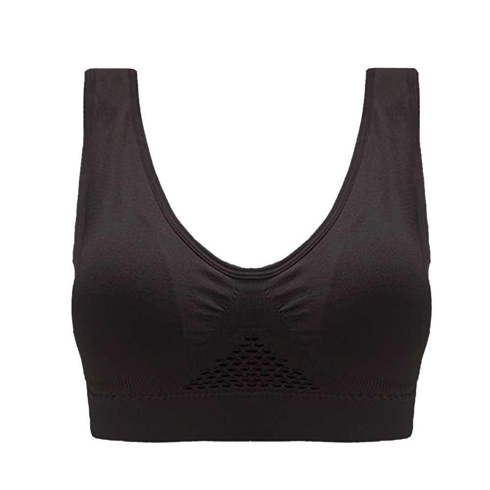 Bras for Women Plus Size Seamless Cotton Breathable Underwear Wireless with Pads Push Up Bra Plus