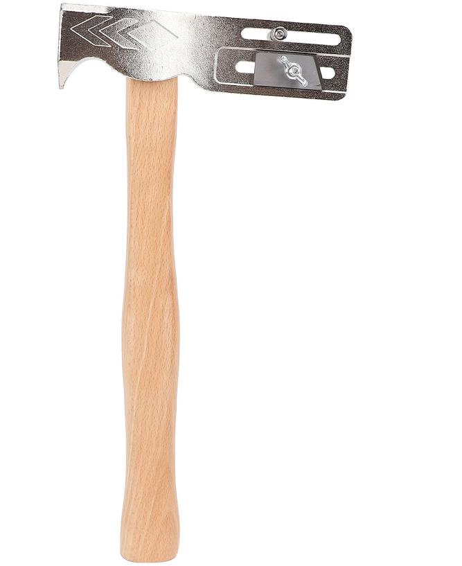 Roofing Hatchet Hammer MWT 005 MH 17oz Magnet Roofing Hatchet Carbon Steel Shingling Hammer with Wooden Handle for Roof Repair
