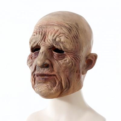 Halloween Horror Old Man Latex Mask DIY Cosplay Party Prop