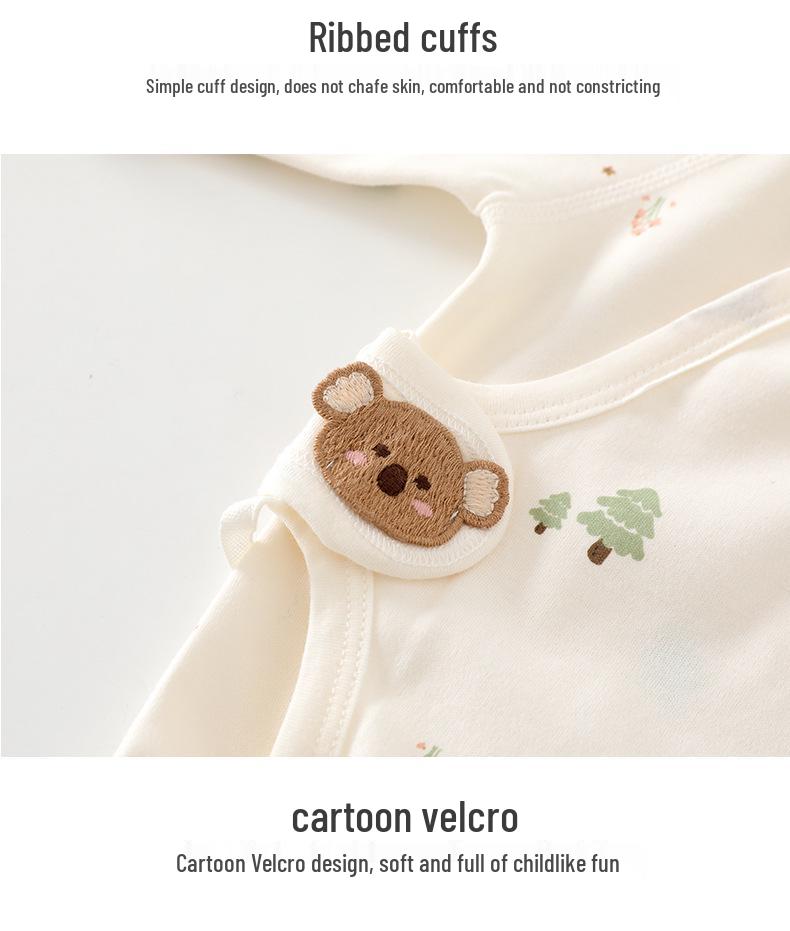 A-Class Pure Cotton Long Sleeve Newborn Romper - Boneless, Spring Wear for Babies