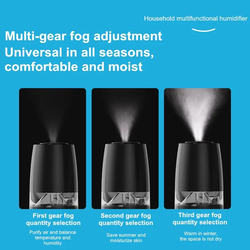 4L Black Humidifier for Bedroom, Ultra Quiet, Auto Shut-Off, Night Light, Easy to Clean - Perfect for Home, Office, Baby Nursery