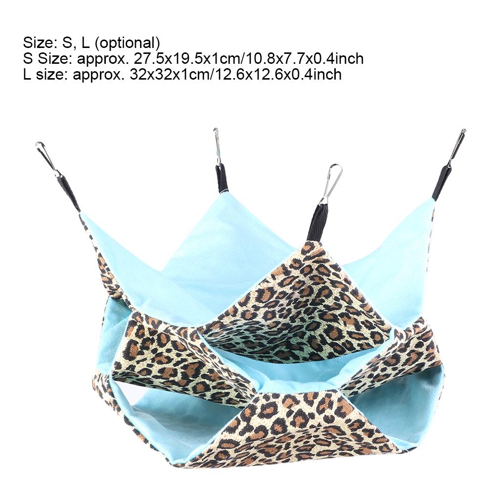 Pets Hamster Hanging Hammock Winter Warm Pet Sleeping Bed Cave Cage