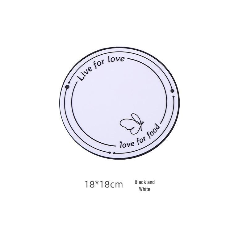 Minimalist Butterfly Insulated Heat-Resistant Coaster & Placemat Set
