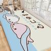 CUTE M-Mamegoma Floor Carpet Nordic Style Home Doormat Bathroom-Toilet Mats Bedroom Hotel Decor Mat