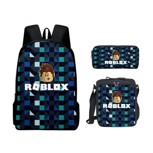 Ensemble Trois Pièces Cartable Scolaire pour Enfants, Cartable École Primaire, Sac Bandoulière Imperméable en Polyester, Trousse à Crayons. Ship according to the picture