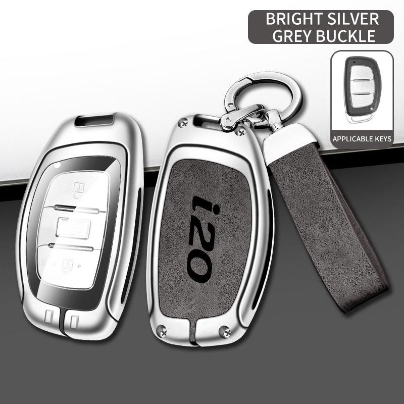 Zinc Alloy Car Key Case Cover Bag For Hyundai Solaris HB20 Veloster SR IX35 Accent Elantra For KIA I 20 Forte K2 K3 K5 Sportage