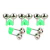 5Pcs Fishing Pole Fish Bite Lure Alarm Alert Twin Bell Ring Rod Tip Clip Fishing Bell
