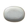 Japanese Handmade Ceramic Divided Appetizer Plate