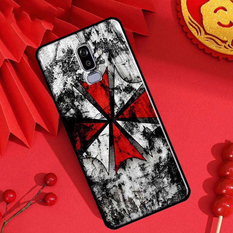 Umbrella Corporation Case For Samsung Galaxy J3 J5 J7 2016 A3 A5 2017 A6 A8 J4 J6 Plus J8 A7 A9 2018 Back Cover