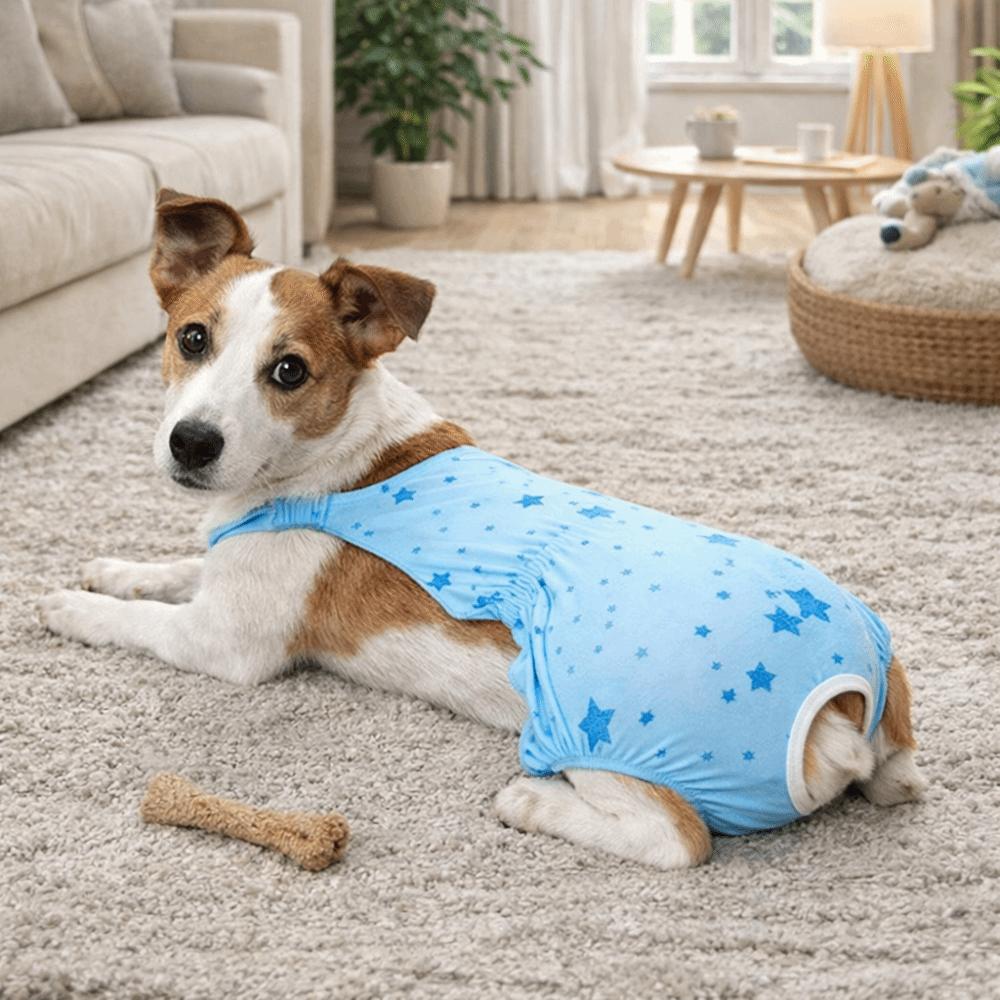 Washable Pet Physiological Pants Adjustable Dog Menstrual Panties  Abdominal Wounds