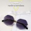 2024 Women's Crystal-Cut Polygon Sunglasses for Slimming Round Faces