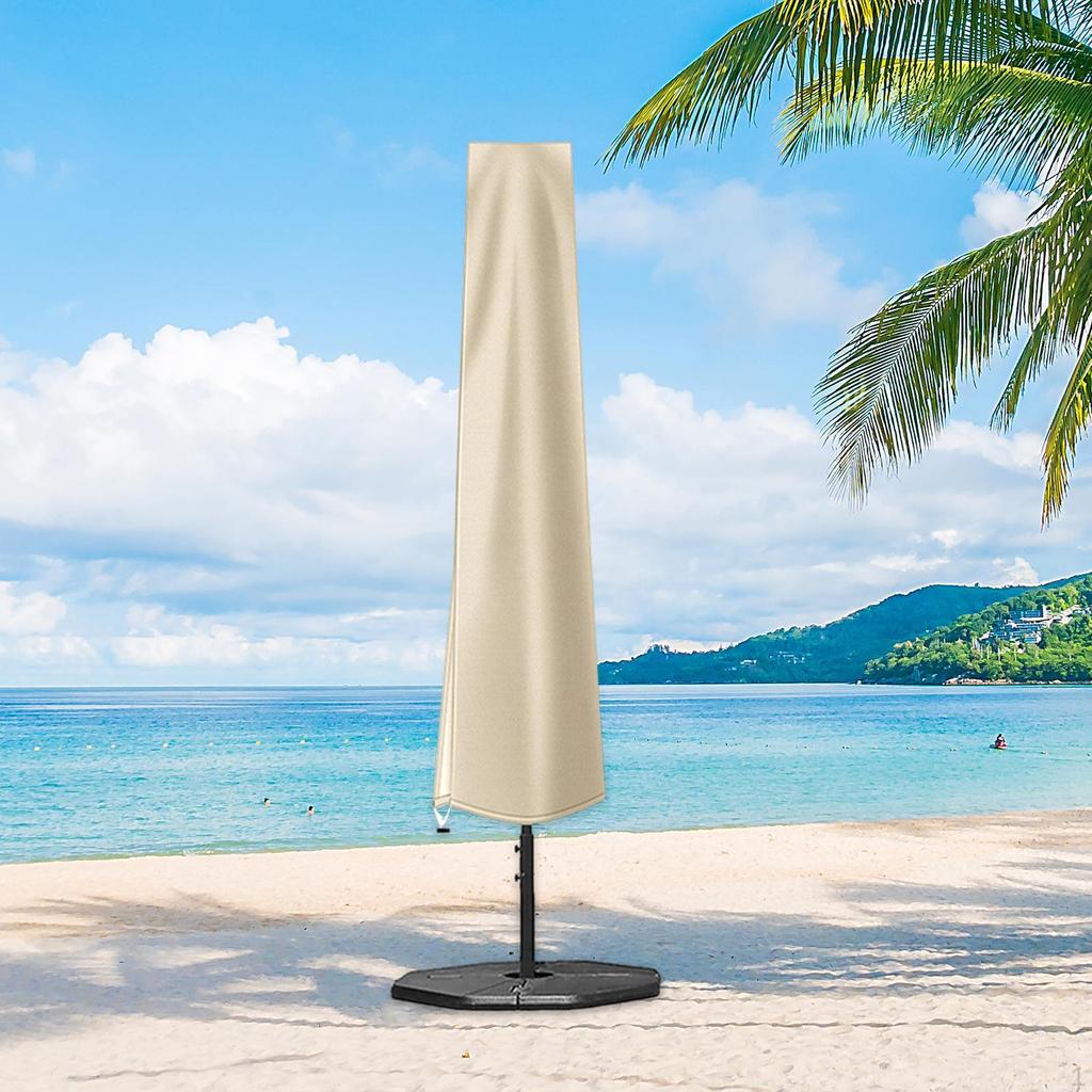 Garden Parasol Cover Market Umbrella Windproof Furniture Protection Oxford Cloth Heavy Duty