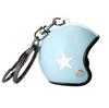 Motorcycle Mini Helmet Keychain Key Case Key Ring Key Chain Charm Pastel Blue
