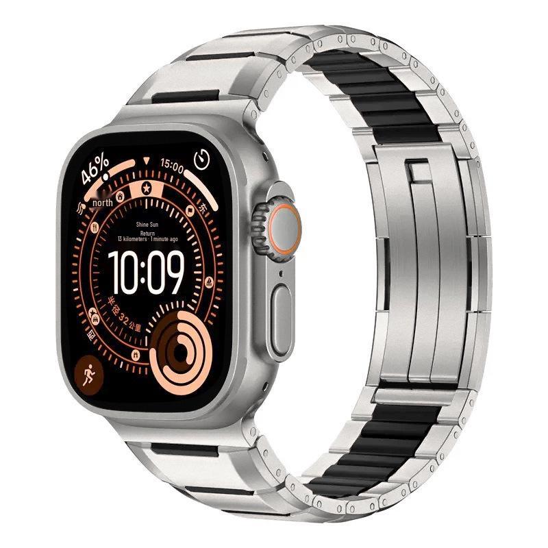 

Apple Ultra 3 Watch Strap: Curved Sport Rubber with Steel Inlay for New Series 11 Model 44/45/46/49mm (Series 3, 2, 1)
