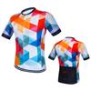 Men Women Cycling Jersey Short Sleeve Bike Shirt Breathable Quick Dry Road Mountain Riding