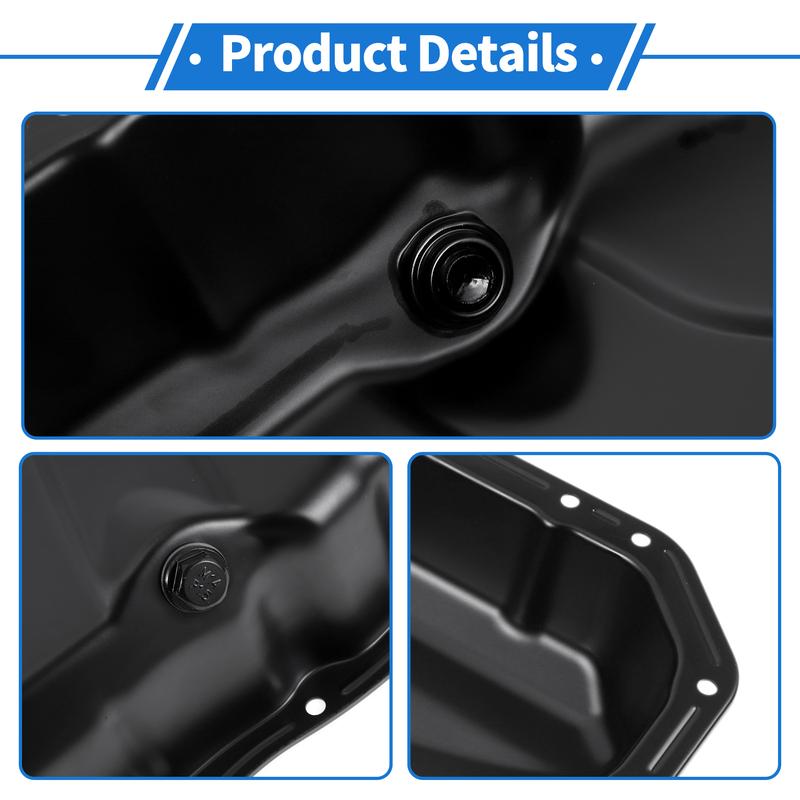 UXCELL No.4884665AE Engine Oil Pan for Dodge Journey 2009-2015 for Jeep Compass 2007-2014 for Hyundai Santa Fe 2010-2012