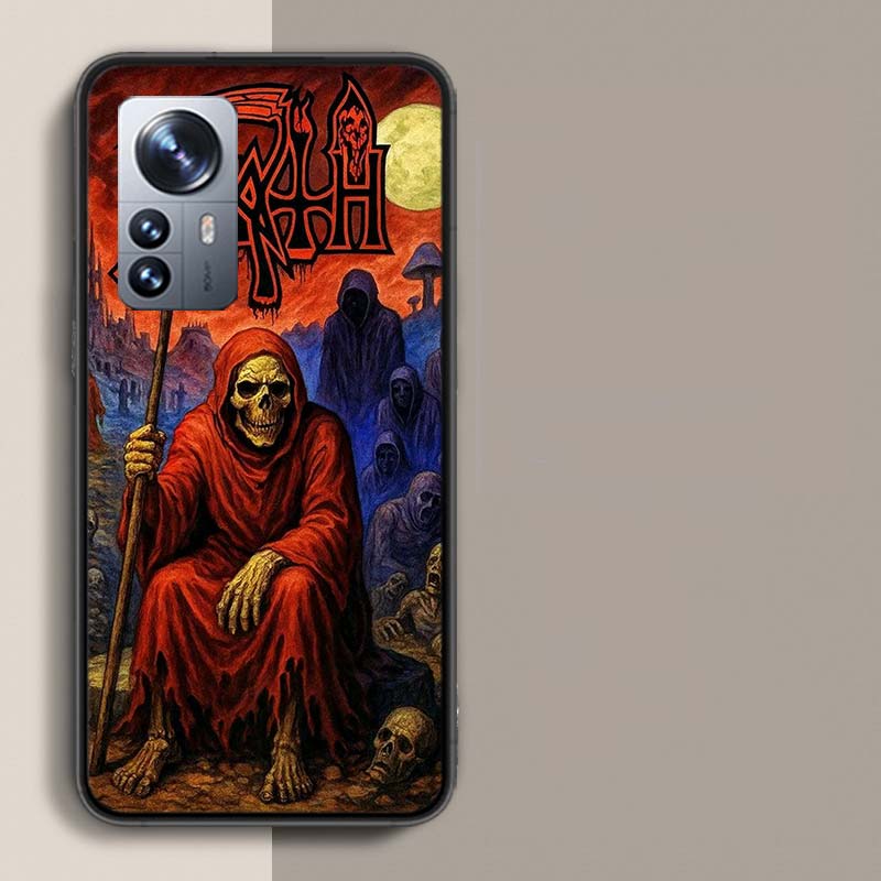 Metal Band D-Death Phone Case For Xiaomi 15 Poco X7 X6 F7 14 Ultra Mi F6 F5 F4 F3 X5 X4 X3 M6 Pro M5 M5S M3 Capa Coque