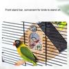 Large Space Transparent Pet Bird Bath Breeding Box Shower External Installation Caged Parrot Bathing Tub for Small Large Birds