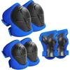 6PCS Kids Protective Gear Set for 3-14 Years, Knee Elbow Pads & Wrist Guards for Skating Cycling Scooter Rollerblading