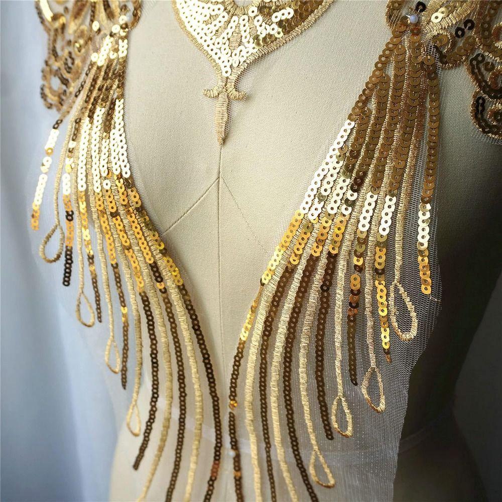DIY Phoenix Tail Patches  Wedding Gown Cheongsam Bridal Dress Crafts