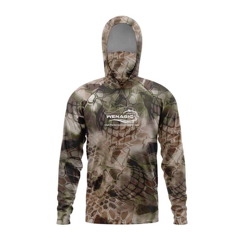 UPF 50 Quick-Dry Fishing Shirt Men Women Lightweight Breathable Hooded Long Sleeve Outdoor Angling Apparel