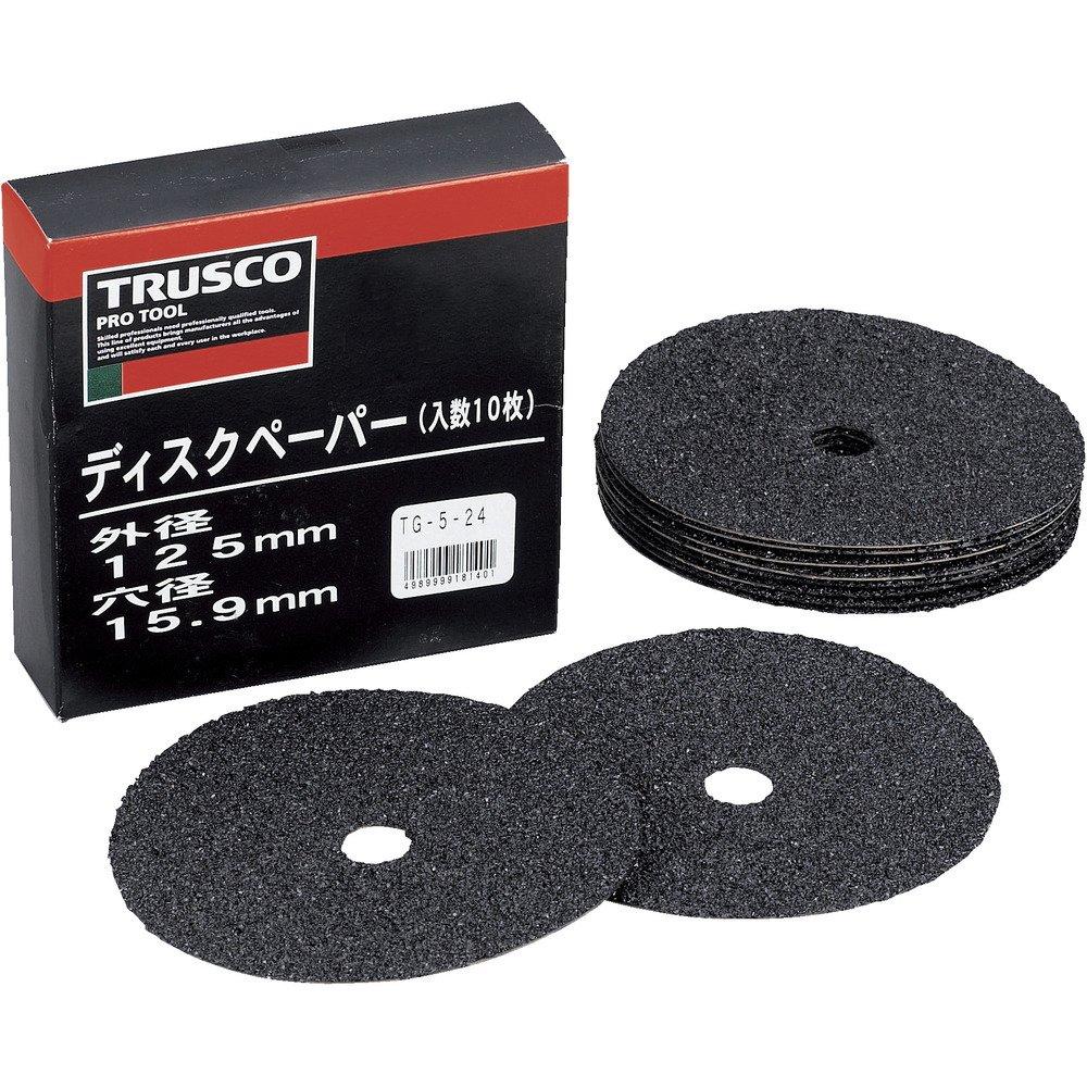 TRUSCO Disc Paper Type x of 5, 125 15.9 #16 (Pack 10) TG5-16
