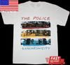 Vintage The Police Music 83s Concert Cotton White S-5XL Men Women Shirt Unisex T-Shirt