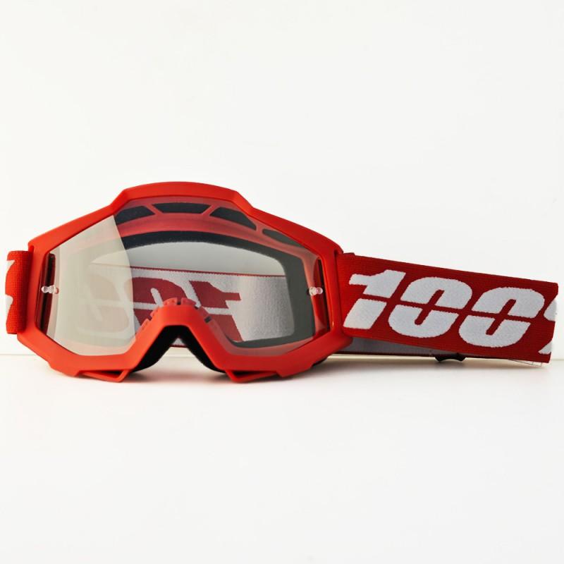 Motorrad Fahrbrille Winddicht Sportbrille Vollrahmen PC-Linse Austauschbar Unisex Fahrradbrille