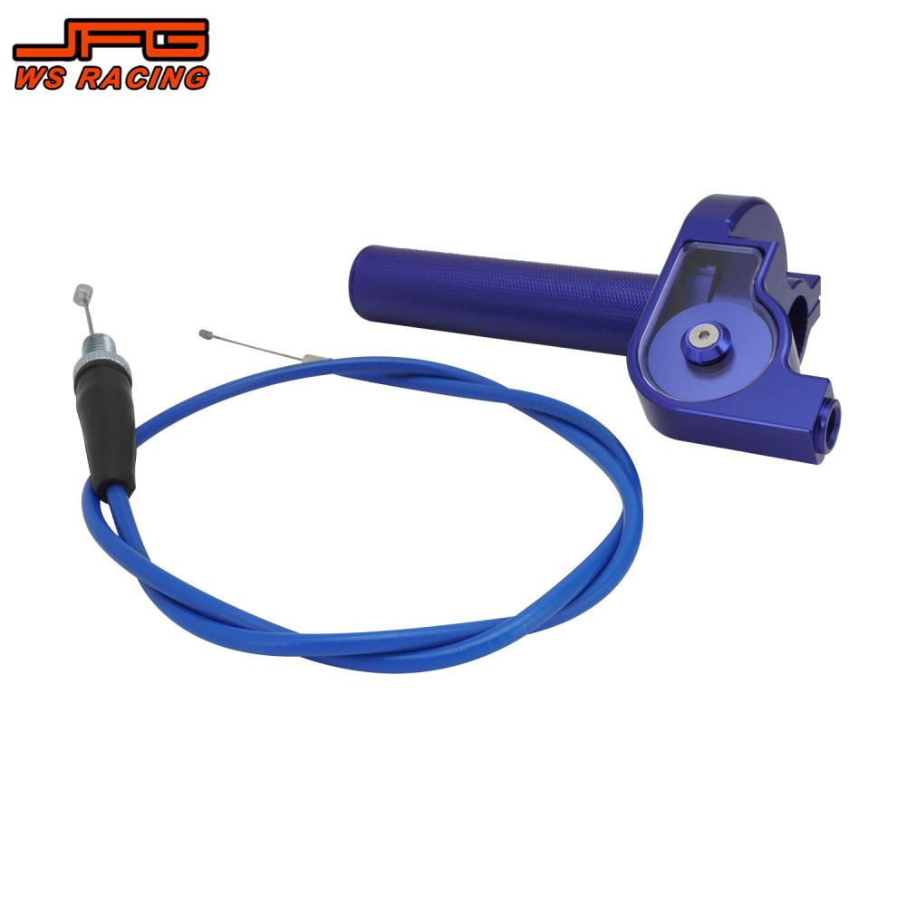 CNC Throttle Grips Motorcycles Accessories Visual Throttle Handlebar Grip Lever For KTM HONDA YAMAHA SUZUKI Dirt Pit Bike Parts