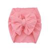 Baby Hair Accessories Nylon Big Bow Children'S Headband Super Soft Wide Headband Baby Stockings Headband
