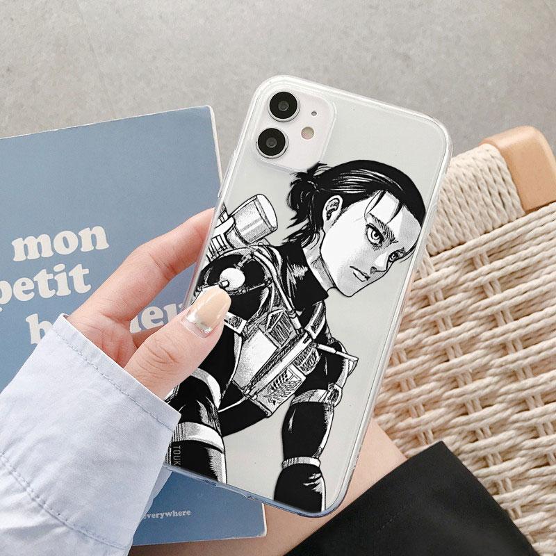 Dla Samsunga Galaxy A52 A32 A12 A21S A72 A51 A71 A50 A70 A31 A40 A10 A22 S10 S21 Ultra S20 FE Plus Etui TPU Anime Attack On Titan
