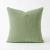 Supersoft Corduroy Cushion Cover Solid Color Detachable Decorative Pillowslip Striped 50*50 CM Throw Pillow Covers Home Decor