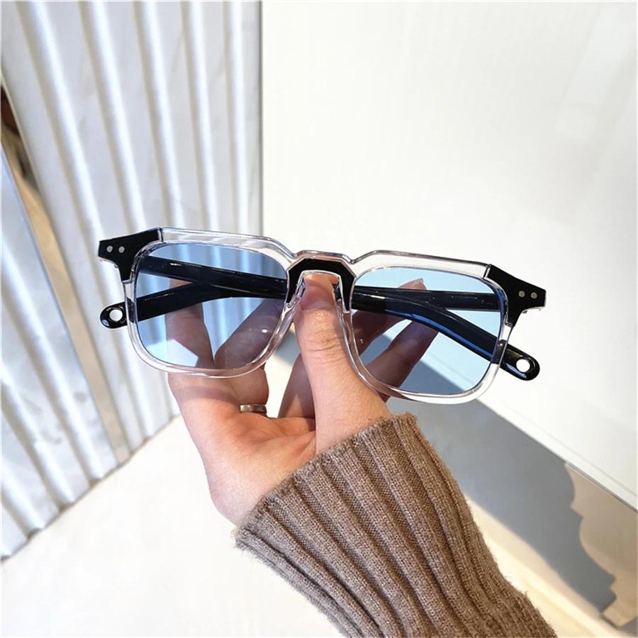 New Fashion Square Sunglasses UV Protection Retro Style Decorative Glasses for Women Men