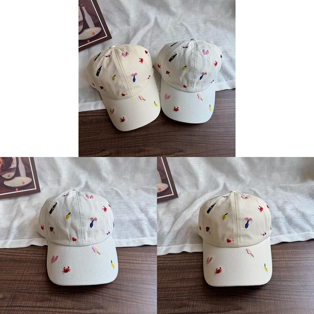 Street Dance Cap With Embroidery And Sunshade For Men Women Summer Fashion